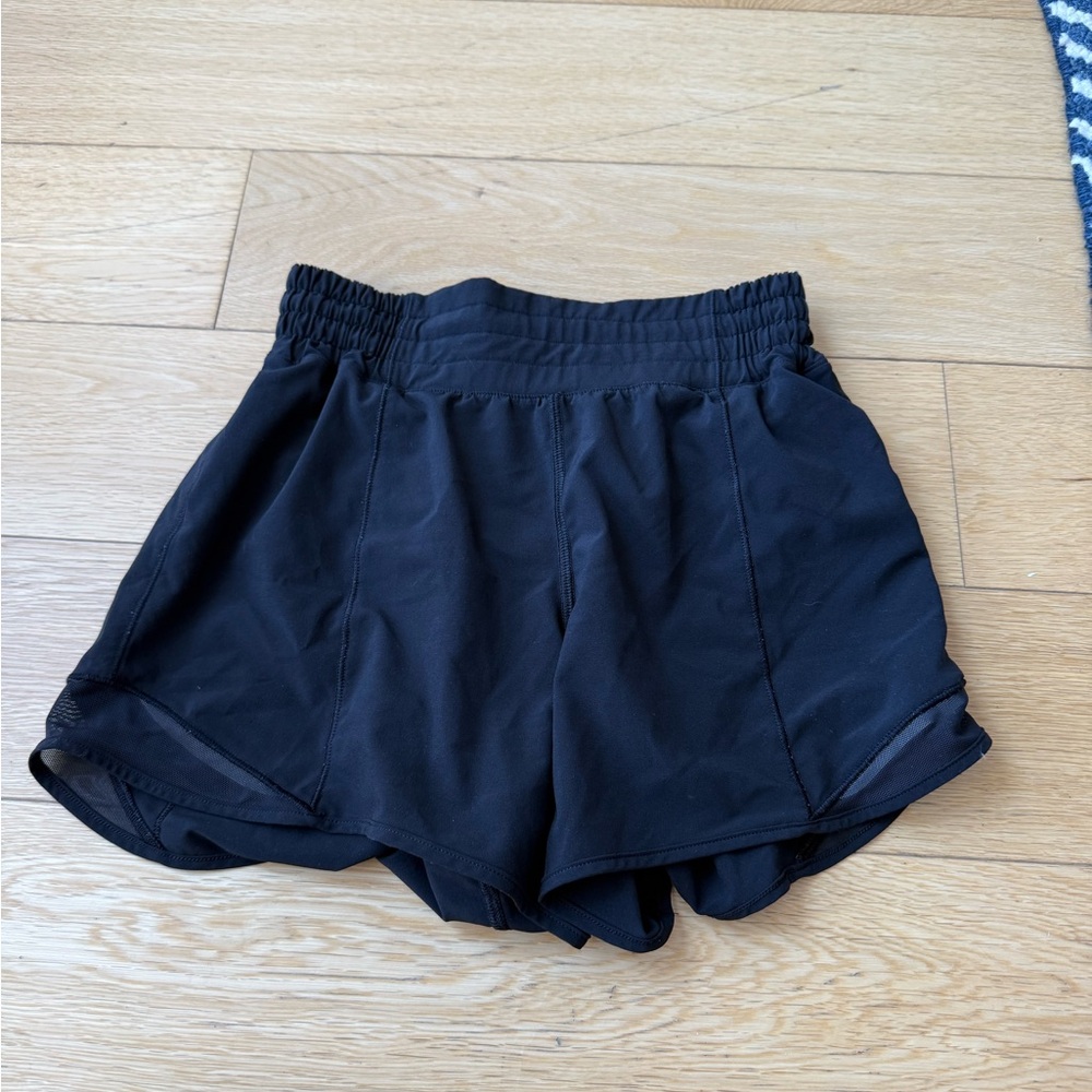 lululemon athletica Jet Black Women's Athletic Shorts